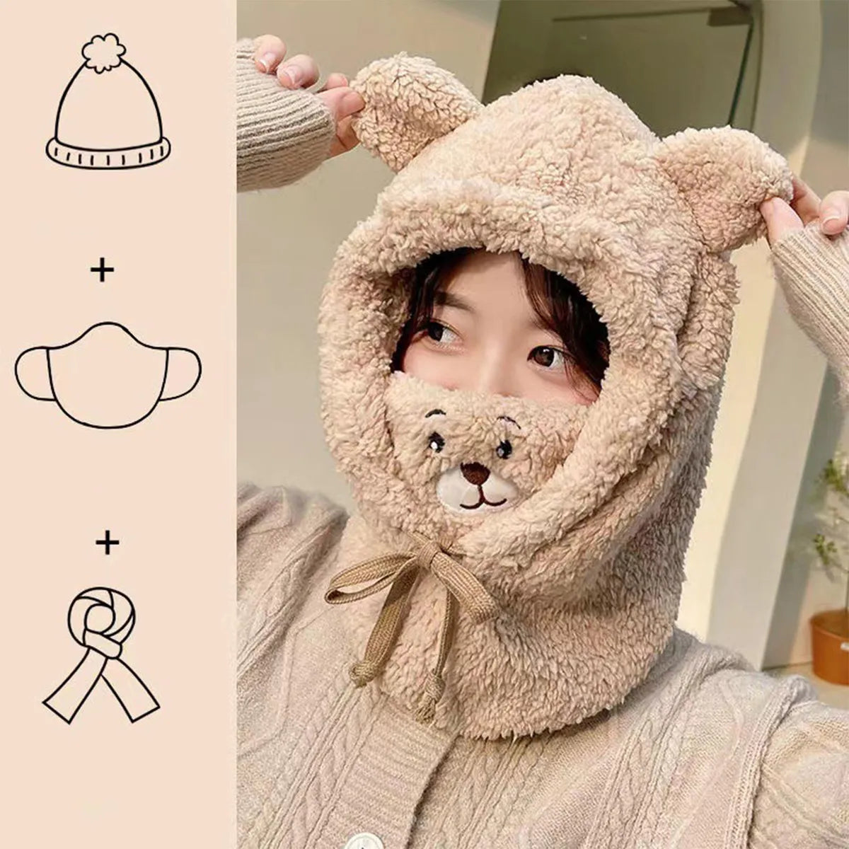 Pack 3 Gorro Capucha Chiporro Ajustable