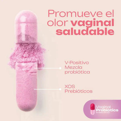 VaginaBalance™ Uro Vaginal Probiotic Capsula Rosa